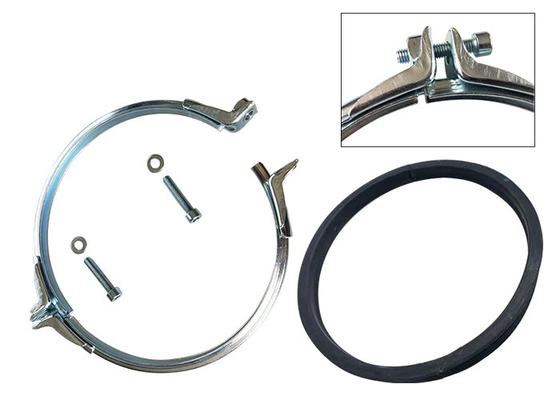 As braçadeiras de tubulação resistentes da anti corrosão da tubulação da flange de 4 polegadas rápidas conectam