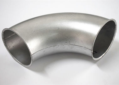 100-90 curvatura de tubulação pressionada quente galvanizada do metal na cabeça da forma do sistema de ventilação Cricle