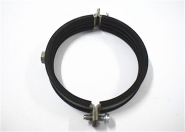 Braçadeira rachada da tubulação preta do sistema do tubo, braçadeira de tubulação da ATAC do costume do Wideness 28mm
