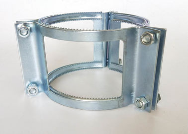 8 acoplamento resistente do colar do aperto das braçadeiras de tubulação SML do metal da polegada para sistema tranquilo de drenagem