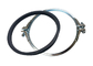 Braçadeiras de tubulação de aço galvanizadas resistentes com anel de selagem de Silicone/EPDM
