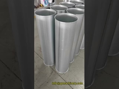 Tubo de recolha de poeira de 80 mm - 300 mm Tubo galvanizado com extremidade flangeada Ducto redondo reto