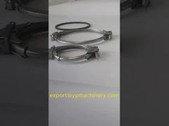 Braçadeira de tubo de anel de tração rápida para sistema de tubulação modular