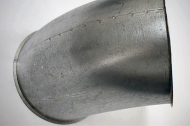 Cotovelo sanitário de aço inoxidável do tubo da tubulação da extração de poeira da forma redonda da conexão da soldadura