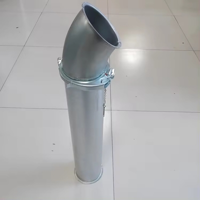 Sistema de captação de poeira, tubulação, pinças redondas - material revestido de zinco DX51D+Z275.