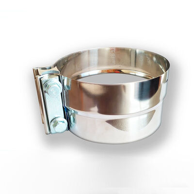 5 polegadas 0,5 mm espessura 304 aço inoxidável redutora redutora de tubo de escape Grampina Muffler Grampina