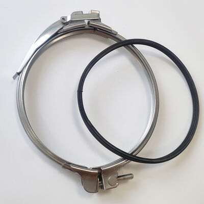 Sistemas de climatização e ventilação (HVAC) Parts System Pull Ring Rapid Lock Clamp Spiral Duct Clamp