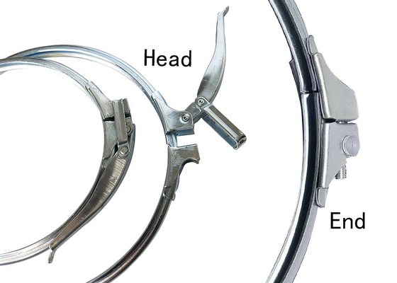 Braçadeira de conexão da braçadeira de tubulação da liberação rápida de tubulação de alimentação com anel de selagem