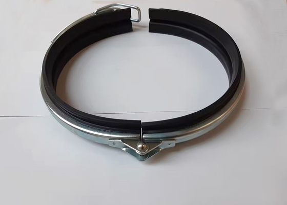 Aço galvanizado 200 mm Prensas de conduta de liberação rápida V Band U Band