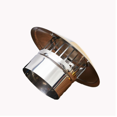 Aço inoxidável Roof Vent Chaminé 150mm para Chaminé ao ar livre