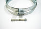 Cabeça de aço inoxidável galvanizada larga do círculo da conexão de tubo da braçadeira de tubulação do metal da tira