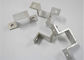 Suporte pequeno de alumínio dos componentes do metal do OEM do ODM da lâmpada da posse da braçadeira com fixo