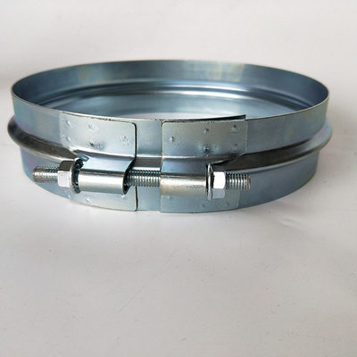 Grampos de banda Turbo V ajustáveis Conexão de tubos de flange Grampos de tubos largos Espessura de 1,0 mm