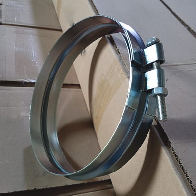 150-600 mm de largura Abrangentes largura 48 mm de espiral de aglomeração de bandas para conexões de dutos de espiral flanged