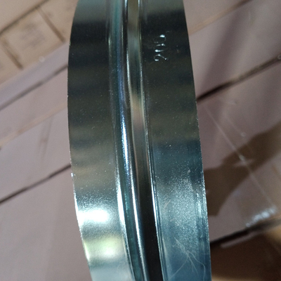 150-600 mm de largura Abrangentes largura 48 mm de espiral de aglomeração de bandas para conexões de dutos de espiral flanged
