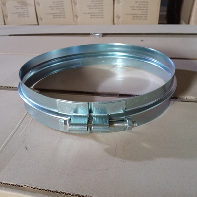 150-600 mm de largura Abrangentes largura 48 mm de espiral de aglomeração de bandas para conexões de dutos de espiral flanged