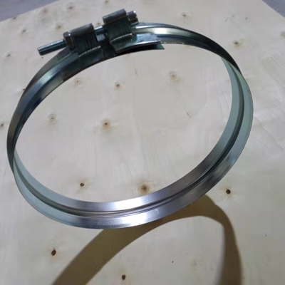 Sistema de conduta Havc Grampos de conduta em espiral de bloqueio rápido Grampos de anel largo de aço carbono