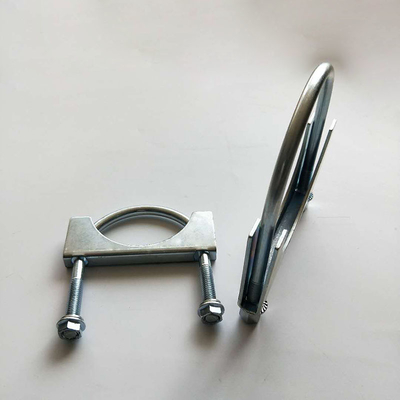 Acero galvanizado Peças sobressalentes automáticas 2,5" U Bolt Type Clamp para tubulação