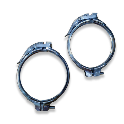 Grampos de tubos de flange galvanizados de 4 polegadas para temperatura normal
