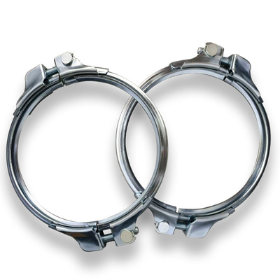 2.0mm espessura de clip de tubulação de grampos de tubulação de tubulação de flange de trabalho pesado com anel EPDM O