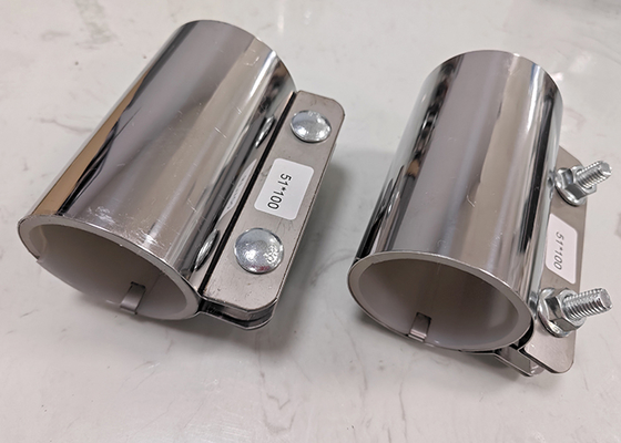 Acoplamento de Tubo Pneumático de Aço Inoxidável 50x100mm