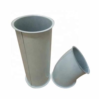 Sistema de captação de poeira, tubulação, pinças redondas - material revestido de zinco DX51D+Z275.
