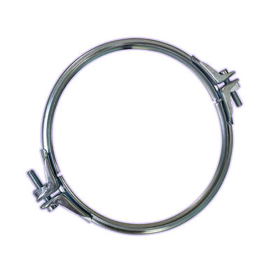 Abraçadeiras para Tubos de Alta Resistência com Espessura de Junta Ajustável e Estrutura de Duas Peças para Sistemas de Coleta de Poeira em SUS304