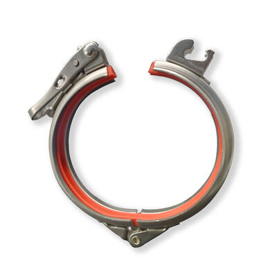 SUS304 Grampos de tubos de libertação rápida Grampos de anel de bloqueio rápido de ducto de tambor de bloqueio de anel