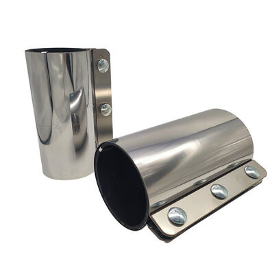 Aplicação de um sistema de fixação de tubulação de aço inoxidável