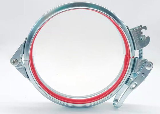 A braçadeira de tubulação galvanizada curvatura da conexão do módulo flangeou 80mm-450mm