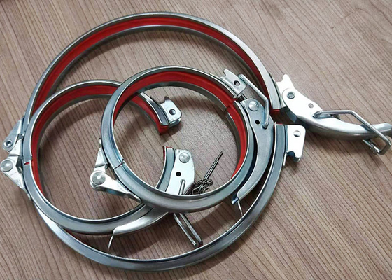 Indústrias dos grampos & das braçadeiras da tubulação da liberação rápida da tubulação da flange da canalização da coleção de poeira
