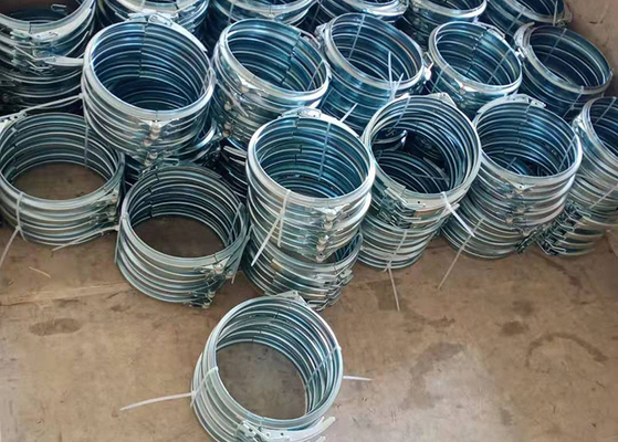 Tração rápida Ring Edge Locking da braçadeira de tubulação da liberação rápida de sistema de coleção de poeira