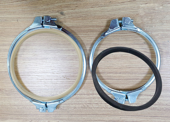 Braçadeiras de tubulação de aço resistentes para a pressão & a temperatura normais da remoção de poeira