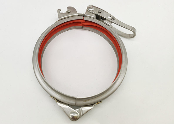Grampos de tubos de liberação rápida de 160 mm para sistemas hvac