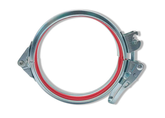 braçadeira de tubulação galvanizada 150mm para o sistema de coleção de poeira