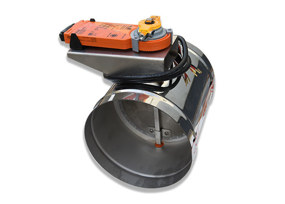 7nm Torque de aço inoxidável 201 Duct Zone Dampers podem personalizar flanges