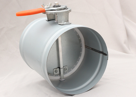 150 mm aço galvanizado Hvac zona amortecedores operação manual controle Ação lâmina
