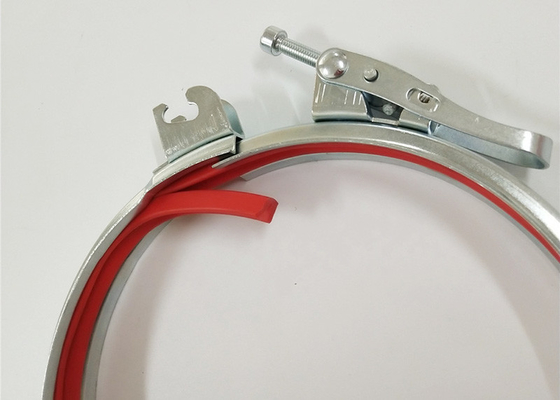 Tubo ajustável Ajuste de perna para parafuso de libertação rápida Aperto de tubos de aço galvanizado Clips de aço 160mm