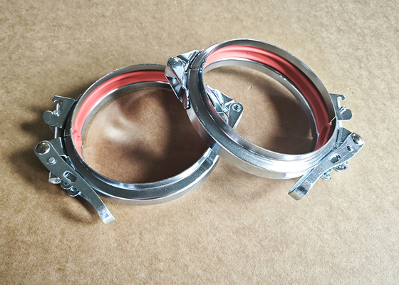 Metal 5,51 polegadas de liberação rápida tubulação grampos electropolish