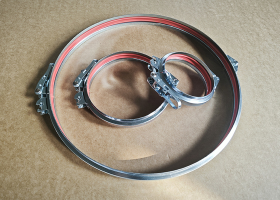 Grampos de conduta espiral de baixa pressão / grampos de tubos ajustáveis 120 mm