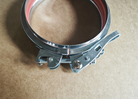 Clamps de mangueira de vazão rápida de 100 mm para tubos de flange e tubos flexíveis