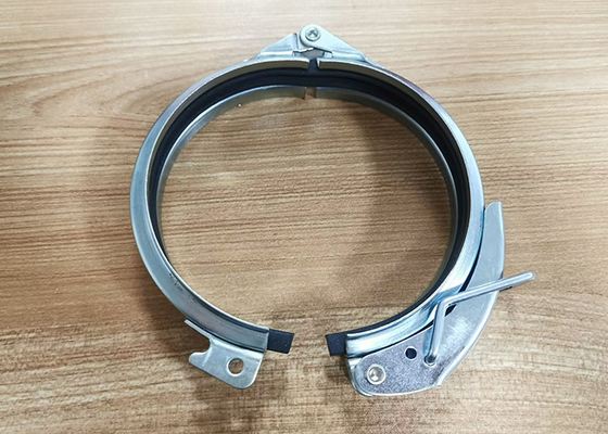 Grampos de tubos de trabalho pesado de aço galvanizado 120 mm para sistema de dutos