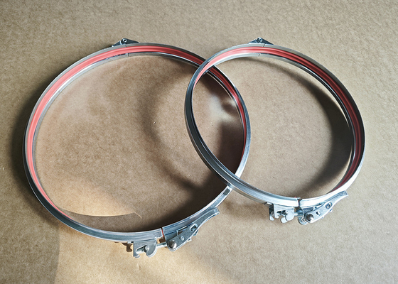 Clamps de tubos de carga pesada de 80 mm galvanizados