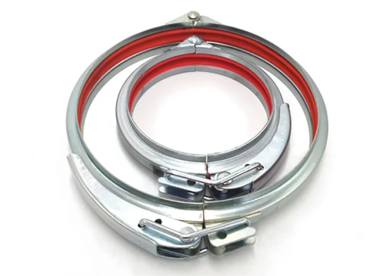 Clamps de conduta de liberação rápida de 160 mm Anel de puxa rápida para sistema de coleta de poeira