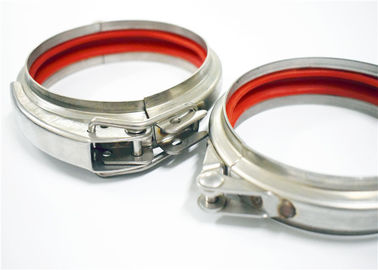 Rolo que carimba a braçadeira de tubulação da liberação rápida galvanizada com 80mm ~ diâmetro de 600mm