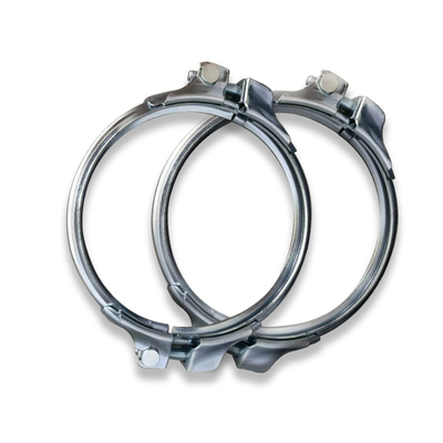 Grampos de tubos galvanizados de 2.0 mm de carga pesada Grampos de metal de condução rápida de liberação de ventilação