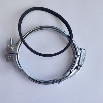 2Espessura do grampolho.0 mm Grampos de tubos pesados Grampos duráveis de liberação rápida Grampos de dutos para aplicações industriais