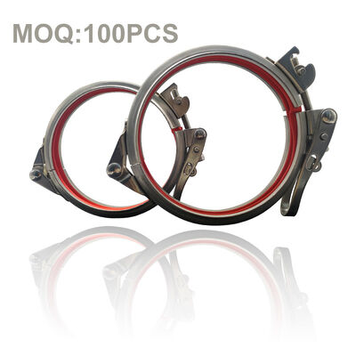 Grampos de tubos de libertação rápida Grampos de tubos de bloqueio rápido de tubos de aço inoxidável 304 Clips Leverlock Ring