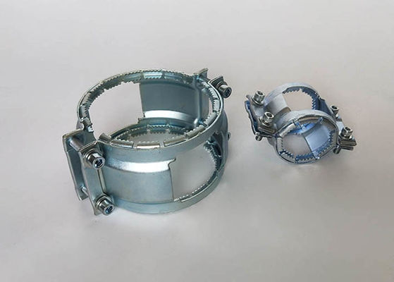 Colar resistente do aperto do acoplamento da garra das braçadeiras de tubulação do padrão europeu galvanizado