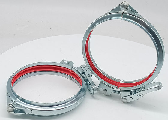 Braçadeira galvanizada hermética do reparo de Ring Ventilate 140MM do círculo